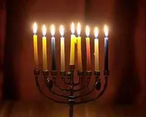 Hanukkah lights