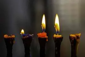 almost finished hanukkah lights