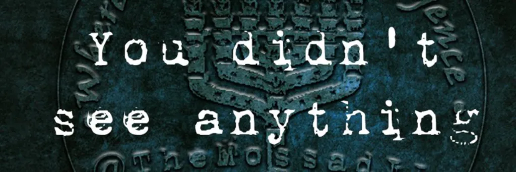 God Admits To Running “The Mossad” Twitter Account