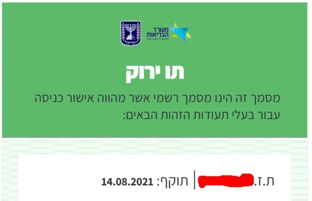COVID: ‘Green Pass’ Holders Allowed Entry Into Few Businesses That Remain