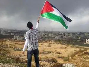 waving the Arab flag