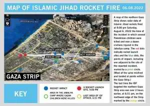 PIJ rocket fire map