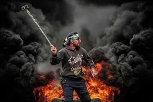 Gaza rioter