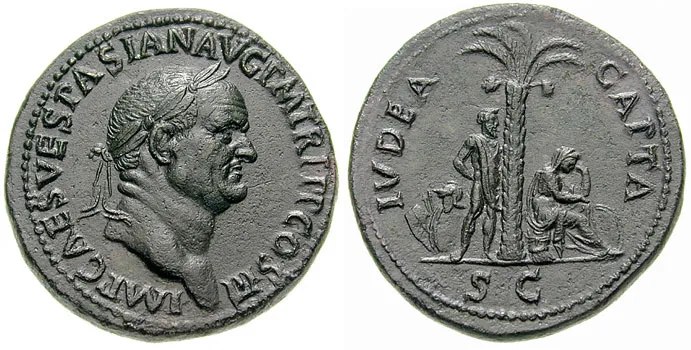 For Some Reason Vespasian Minted ‘Judaea Capta’ Coins And Not ‘Palestina Capta’