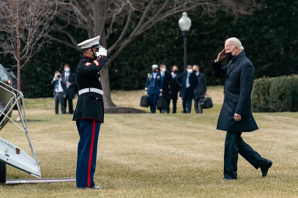 To Demonstrate Physical Prowess, Biden Tries Kicking Nuclear Football