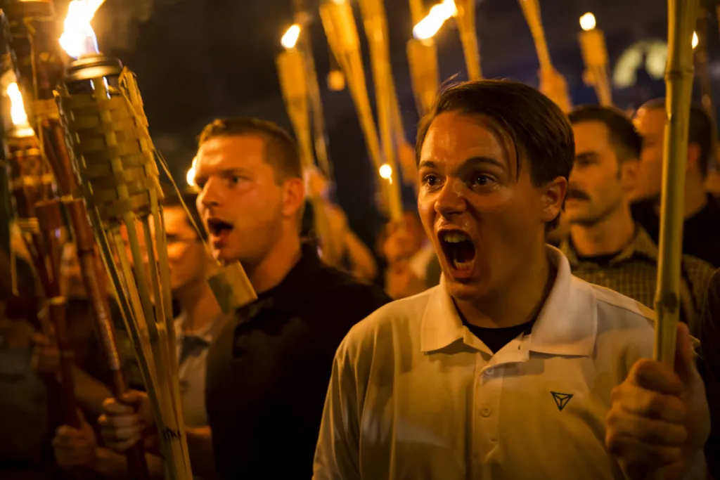 Tiki Torches Photoshopped Into Campus Riot Photos So Democrats Will Care