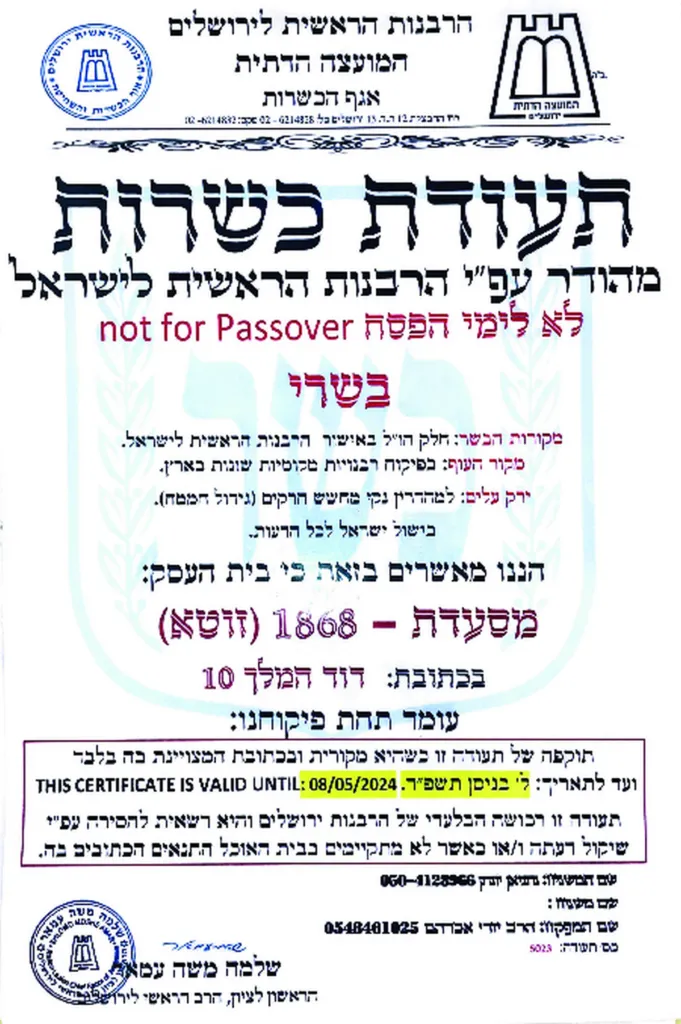 Caterer Loses Kashrut Certification, Casting Doubt On Validity Of Wedding