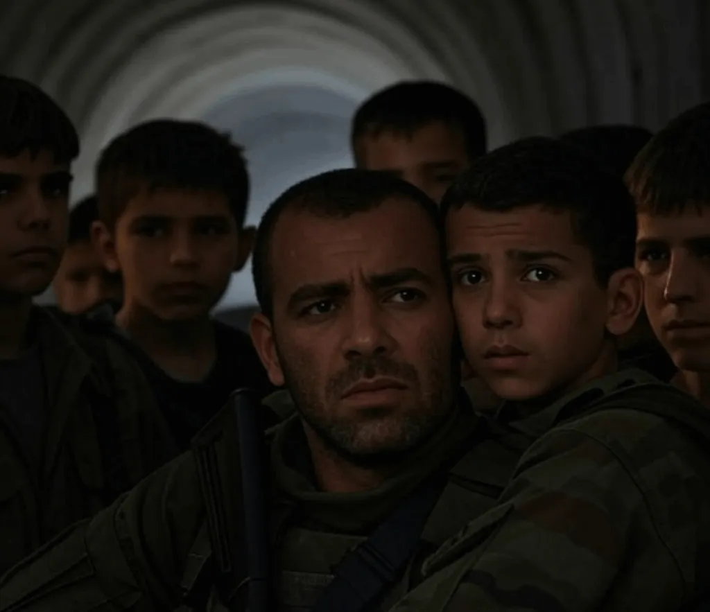 Terrorist Hiding Behind Civilians Taunts IDF To ‘Come Fight Like Real Men’