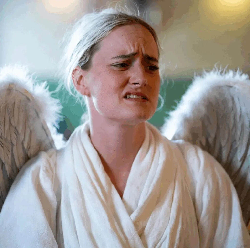 Angel Delivering Human Praise To God Going Insane From Mispronunciations, Wrong Tunes