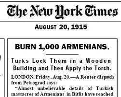 NY Times Armenian Genocide