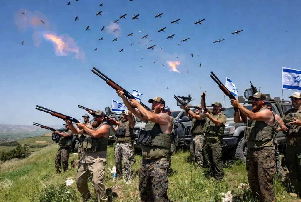 IDF Deploys Rednecks With Shotguns, Neutralizes Hezbollah Drone Threat