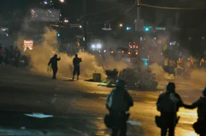 Ferguson tear gas