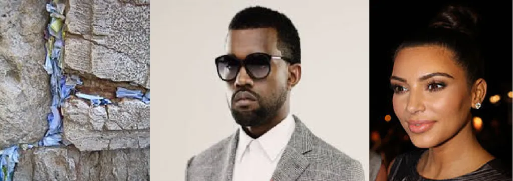 Kim/Kanye Visit Makes Wall Actually Wail