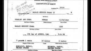 Fake Obama certificate