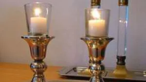 Shabbat candles