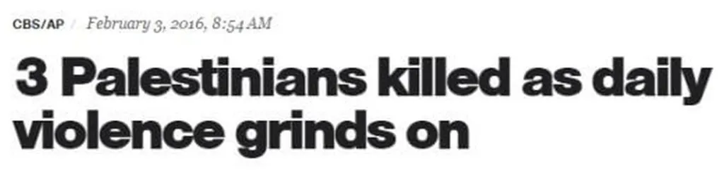 CBS Joins Competition, Opens Distorted Israel Headlines Dept.