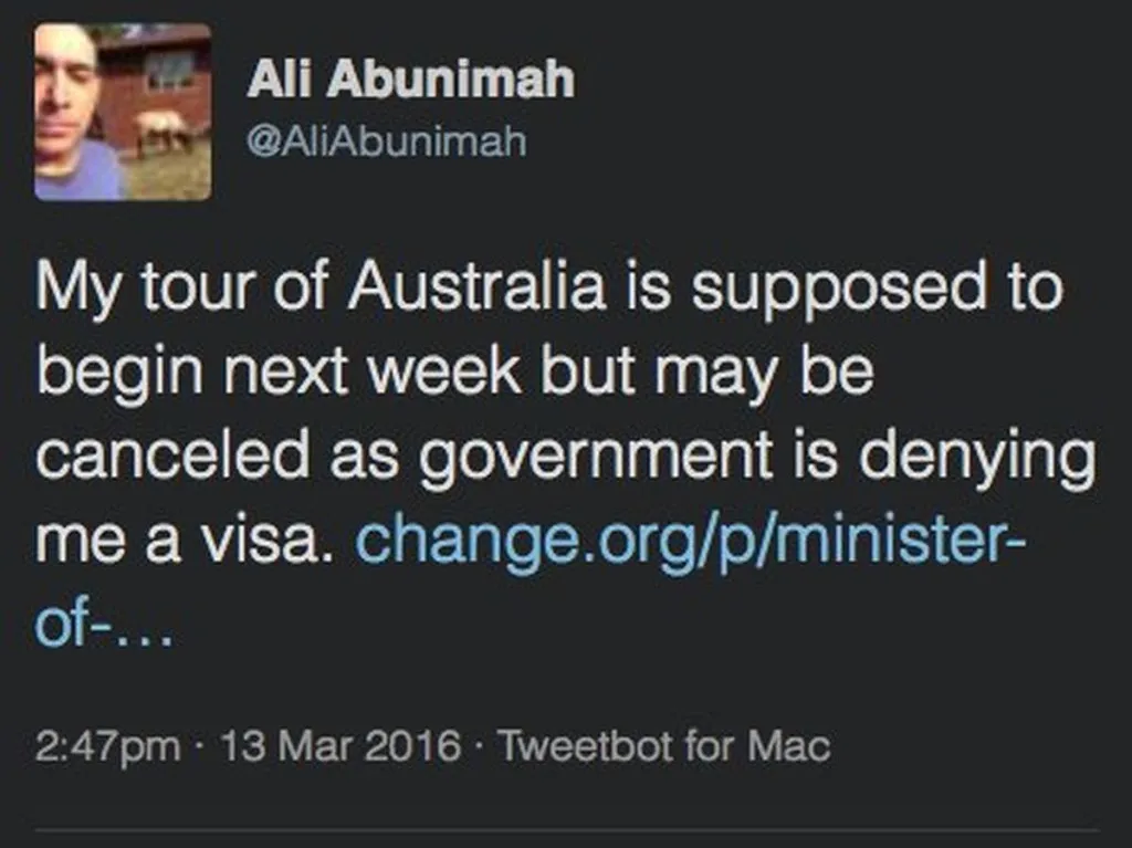 Man Denied Visa Thinks He’s So Important That Zionists Did It
