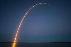 nighttime launch