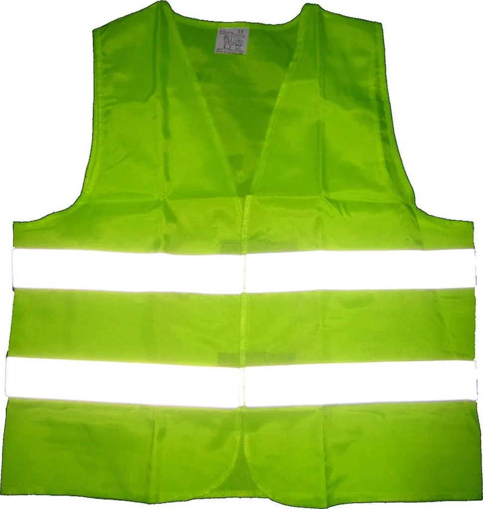 Police Beat Stranded Motorist Wearing Reflective Yellow Vest