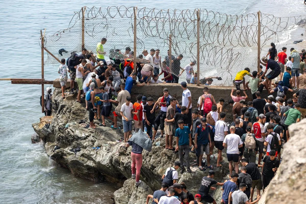 Anti-Israel Migrants Obviously Invading Spain At Israel's Behest